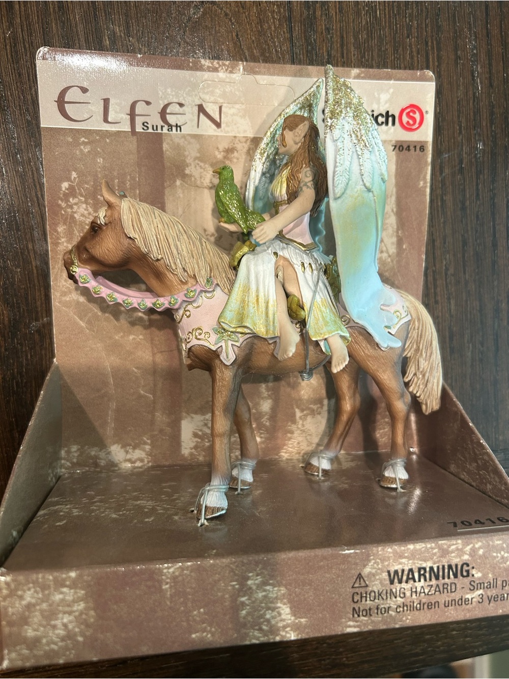 2006 Schleich Elfen Bayala Elf Fairy Surah 70416 Figure w/ Horse & Bird